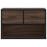 thumbnail of vidaXL TV-Schrank Braun Eiche 60x31x39,5 cm Holzwerkstoff und Metall