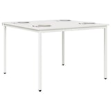 thumbnail of vidaXL Eettafel Wit 110 x 110 x 75 cm Massief grenenhout