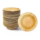 thumbnail of WISEFOOD 25 Teller - Palmblatt Snack Teller 200ml 12,5 cm