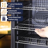 thumbnail of Sommertal Kühlschrank GK 50– Leiser Getränkekühlschrank mit LED, Touchscreen & Schloss kleiner Flaschenkühlschrank schwarz 50L