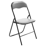 thumbnail of Set van 2 klapstoelen Felix grijs/zwart