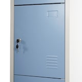 thumbnail of Schließfach Boston T163, Schließfachschrank Wertfachschrank Spind, Metall 180x38x45cm ~ blau