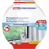 thumbnail of tesa Montageband Powerbond Transparent 19 mm (B) x 5 m (L) Papier 55744
