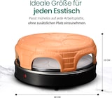 thumbnail of Emerio Pizzarette – Pizzaofen für 6 Personen – Handgefertigte Terrakotta-Kuppel – 6 isolierte Backspatel – Edelstahl-Backplatte – PO-115848.1 1500 W