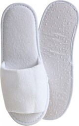 thumbnail of 10x10 Paar Slipper "Antislip" Weiss 28,5 cm lang Hotelslipper Hotelhausschuhe Gästehausschuhe Einwegslipper
