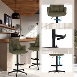 thumbnail of Barhocker / Barstuhl SOLAO LIFE HIGH Stoff grün hjh LIVING