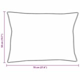 thumbnail of vidaXL Hoofdkussen met kussen 2 pcs Wit 50 x 70 cm Katoen