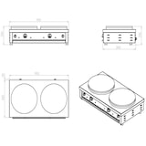 thumbnail of Crêpemaker, 2 platen
