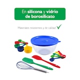 thumbnail of Benetton - Backzubehör-Set aus Borosilikat und Silikon