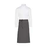 thumbnail of ROME - Recycled Bistro Apron with Pocket: One Size / Grey