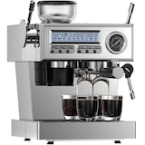 thumbnail of Espressomaschine mit integriertem Mahlwerk – 2050 W Siebträgermaschine mit 20‑Bar italienischer Pumpe, professionellem Milchschäumer, Barista-Zubehör