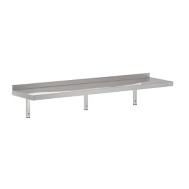 Combisteel Rfs wandplank inclusief beugels van roestvrij staal 430 1800x400x320mm