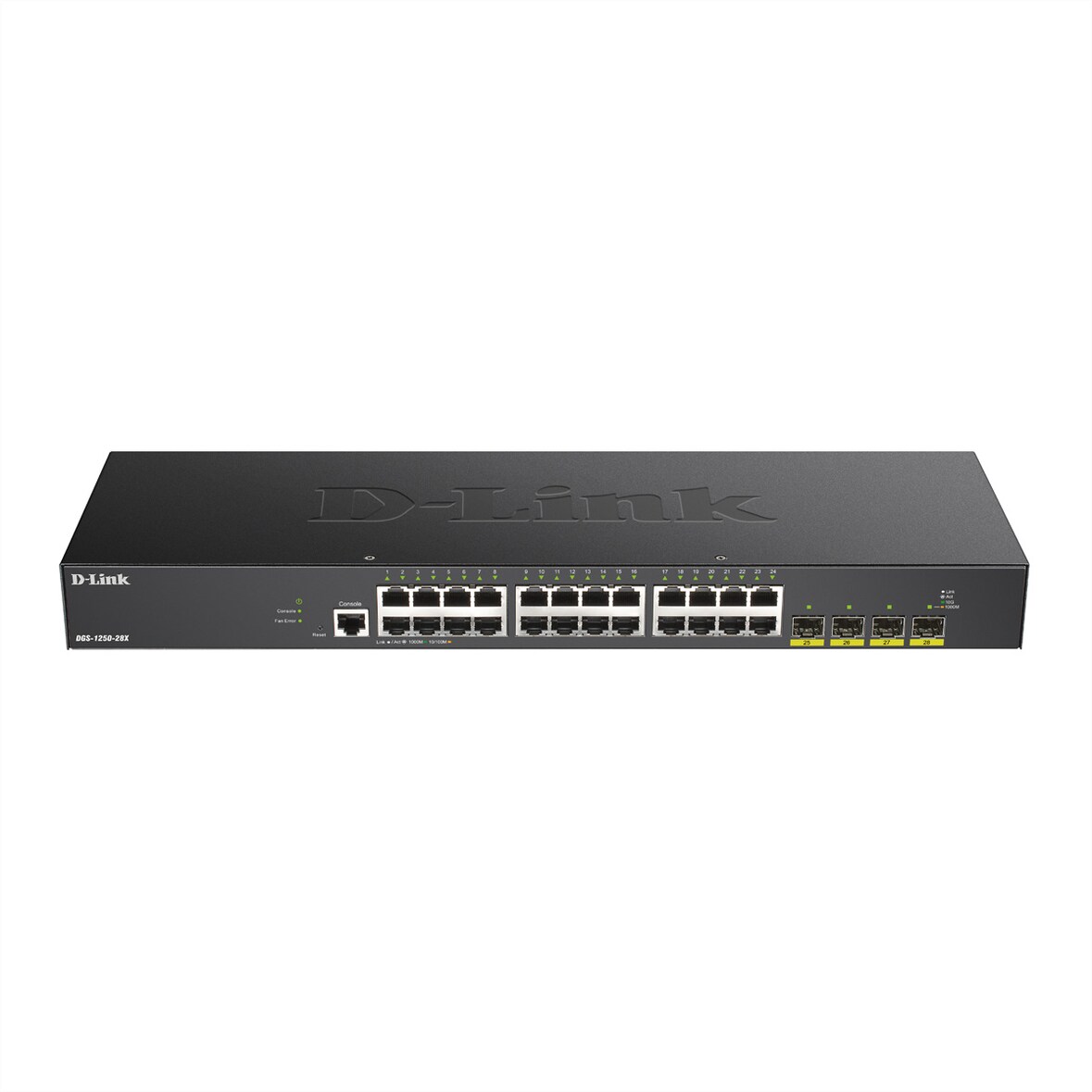 D-Link DGS-1250-28X Gigabit Switch 28-Port Smart Managed 4x 10G