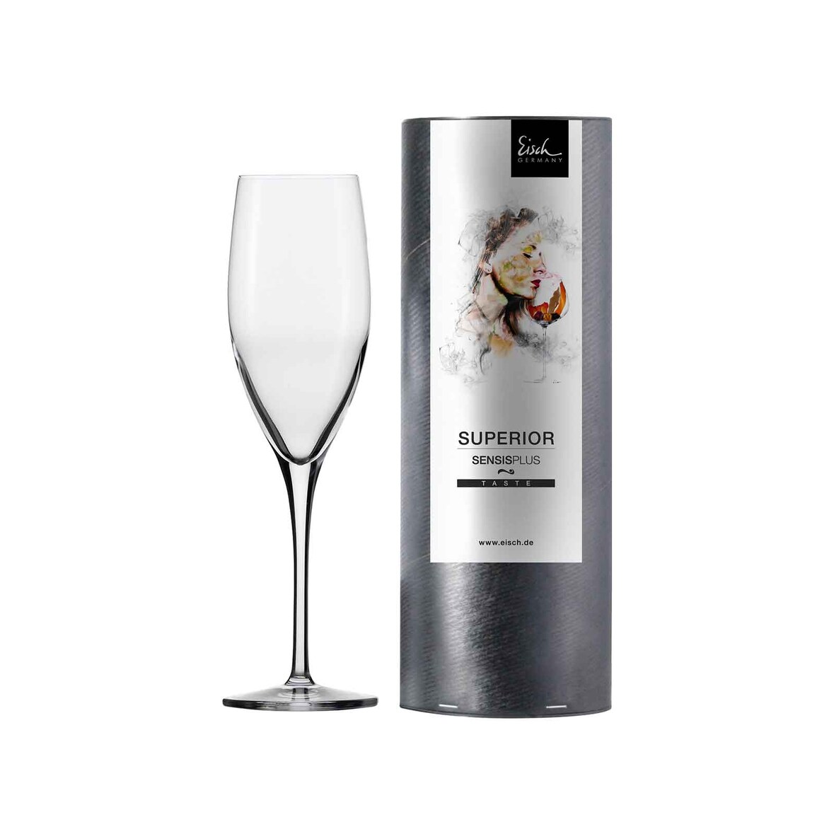 Eisch Superior SensisPlus Champagnerglas in Geschenkröhre