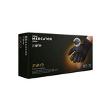 thumbnail of MERCATOR MEDICAL GoGRIP+ Nitrilhandschuhe, puderfrei, latexfrei, Diamanttextur  schwarz 1x 50 Stück Größe: M
