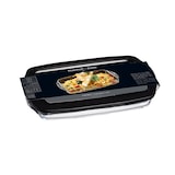 thumbnail of Auflaufform Ofenform 1.95 Liter Glas eckig mit Deckel H 5 x B 20 x L 34 cm