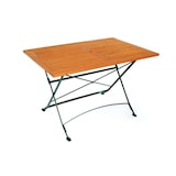 thumbnail of Merxx Schlossgarten Klapptisch, 120 x 80 cm. Flachstahl/Eukalyptus