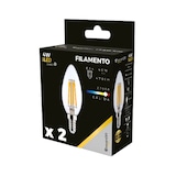 thumbnail of Packung mit 2 LED Kerzenlampen Filament E14 4W Equi.40W 470lm 2700K 25000H 7hSevenOn Premium