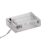 thumbnail of Konstsmide LED Dekolichterkette, bunte Aluminium-Drahtkugeln, klein, 16 warm weiße Dioden, batteriebetrieben, Innen, transparentes Kabel