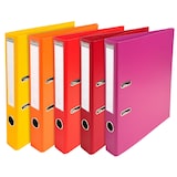 thumbnail of Exacompta - Réf. 53054E - Carton de 10 Classeurs à levier A4 Prem'Touch - Dos 50mm - Mécanique 55mm-  32 x 29 x 5 cm - 10 couleurs assorties