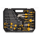 thumbnail of Maletín de herramientas de 112 piezas Linterna, destornillador, llaves de vaso, llaves fijas, alicates y puntas Maletín de herramientas BMC VITO