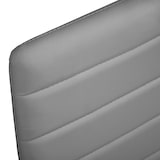 thumbnail of tectake 4 sedie da sala da pranzo in pelle sintetica - grigio - 401846