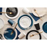 thumbnail of 6 Pappteller 18cm Partyteller Einwegteller plastikfrei Partygeschirr Geburtstag Kindergeburtstag Partydeko Tischdeko Dunkelblau