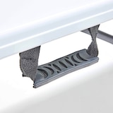 thumbnail of Banco plegable Rekkem de resina HDPE 180 x 30 x 45cm Blanco