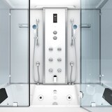 thumbnail of Kombination Badewanne Dusche K80-WS-EH-C-EA Duschtempel 180x100 cm OHNE Zusatzoption