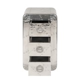 thumbnail of SIT Möbel Commode | 3 tiroirs | Manguier et MDF | Ferrures en aluminium argenté | L 45 x P 40 x H 80 cm