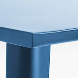 thumbnail of Table haute de jardin en acier bleu pacific - Oviala