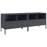 thumbnail of Helloshop26 - Multimedia-TV-Möbel TV-Regal Sideboard TV-Schrank Esszimmer Wohnzimmer Schlafzimmer 2-teilig Anthrazit 68 x 39 x 50,5 02_0028570