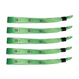 thumbnail of CombiCraft Einlassbänder aus Stoff (Textilbändchen) 18+ in Grün - 100 Stück