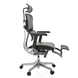 thumbnail of Sedia da ufficio / Poltrona direzionale ERGOHUMAN PLUS LEGPRO GEN2 Pelle con poggiagambe in rete nero hjh OFFICE