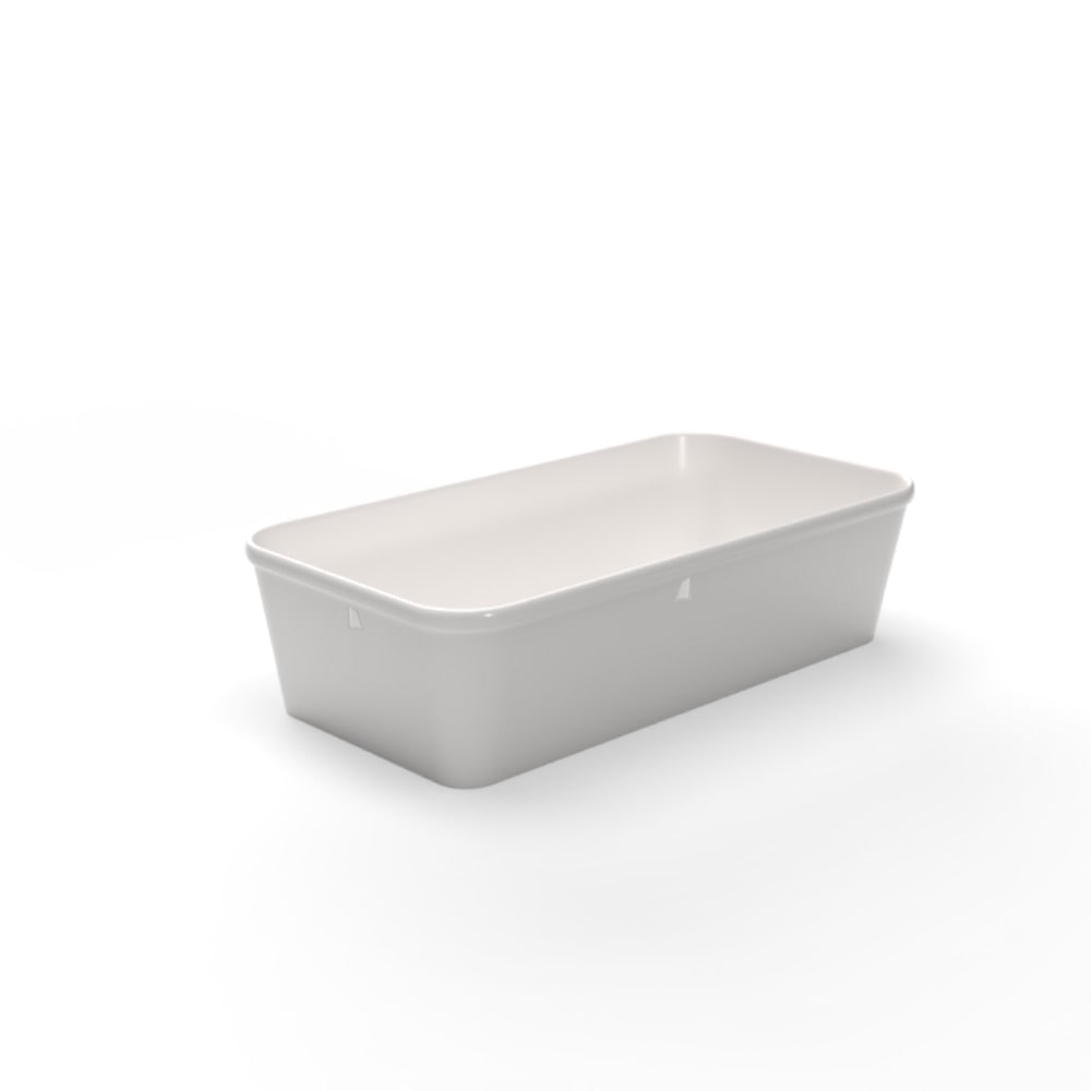 WACA 1408 Auslageschale Präsentationsschale 280 x 140 x 80 mm weiß