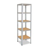 thumbnail of shelfplaza HOME 180x60x60 cm Schwerlastregal in verzinkt mit 5 Böden und 175 kg Traglast pro Boden