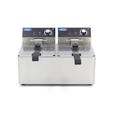 thumbnail of Friteuse - 2 x 8 L - 2 manden - tot 2,8 kg friet