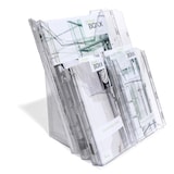 thumbnail of Durable Prospektspender 5tlg A4+1/3A4 tr COMBIBOXX für Wand+Tisch