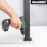 thumbnail of WAGNER Möbelbein U-RAHMEN - Ø 50 x 720 x 700 mm, 2 Anschraubplatten, Aufnahme QuickClick, Edelstahl-Optik - 12501201