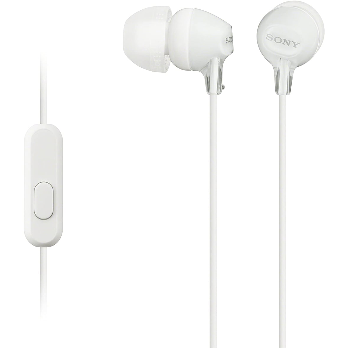 Sony MDR-EX15AP In-Ear-Kopfhörer (mit Headsetfunktion, integriertes Mikrofon) weiß