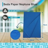 thumbnail of Carta velina Blu Nettuno 50x75 cm – Confezione da 250 fogli per confezioni eleganti, artigianato, eventi e vetrine