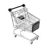thumbnail of MONOUSO - Mini Carrito de Compra de Acero 13x13,5x9,5cm (1 Ud)