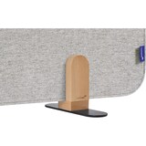 thumbnail of Akustik-Tischtrennwand Elements Textil 60x80cm grau mit Halterungen