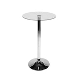thumbnail of Mesa de cristal redonda 105 cm Vidrio transparente