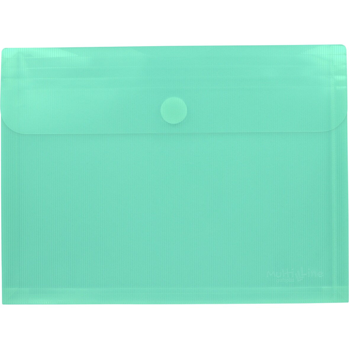 Pack 5 Sobres Polipropileno Tamaño Folio Plus (335x250mm) con fuelle de 30 mm Multiline Mint