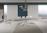 thumbnail of Ausziehtisch 180/440x90 cm Volantis Premium Kaschmir weiße Beine