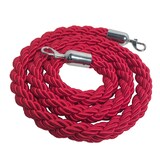 thumbnail of Cordone segnapercorso rosso con moschettone Cromo