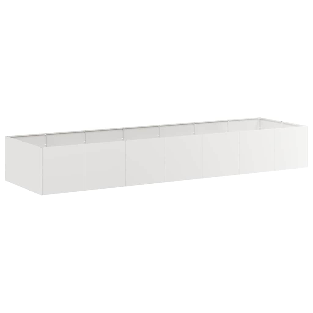 vidaXL Pflanzkübel 280x80x40 cm Edelstahl