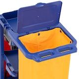 thumbnail of ulsonix - ulsonix Chariot de ménage avec 2 seaux, essoreur, sac à linge et 3 étagères pour jusqu'à 200 kg -nettoyage linge lavage