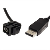 thumbnail of BACHMANN Keystone Mini Displayport/Displayport, zwart